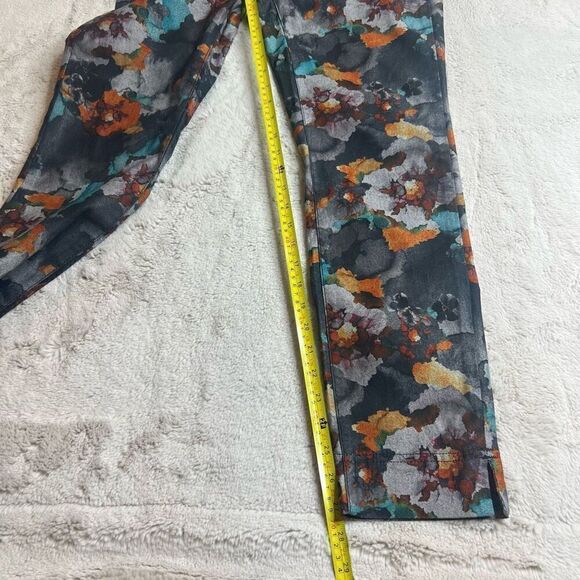 Joseph Ribkoff Pants Womens Size 8 Crop Multicolor Floral Mobwife Stretch Classi - Picture 11 of 11